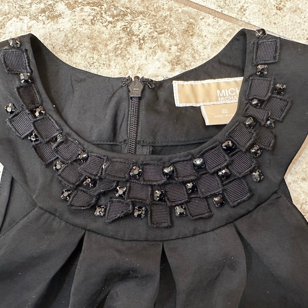 Michael Kors Black sleeveless blouse